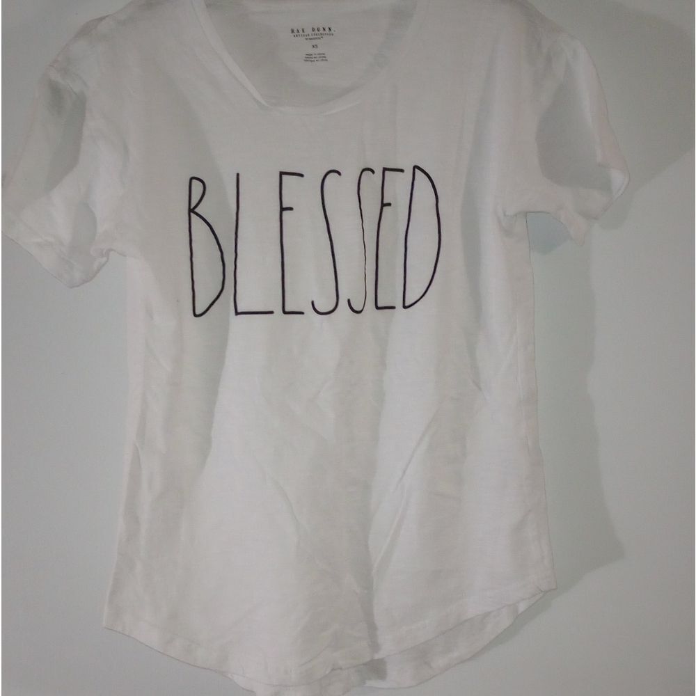 🆕👕Rae Dunn BLESSED T-shirt - Picture 2 of 4